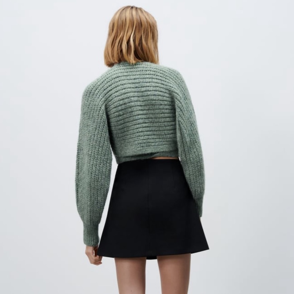 Woman Zara knit wrap top